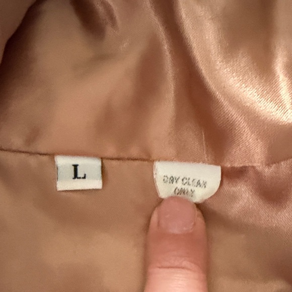Vintage Bomber Jacket with Knit Exterior and Satin Lining - Picture 6 of 6